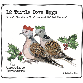 12 Christmas Turtle Dove Eggs 145g