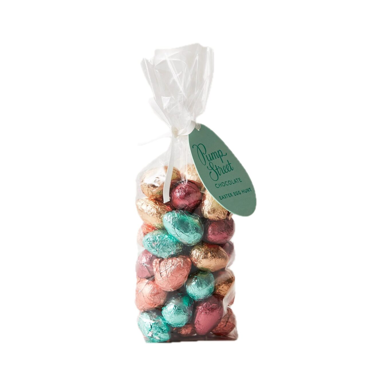 Pump Street Egg Hunt: 36 (9x4) foiled single origin milk and dark chocolate eggs 250g