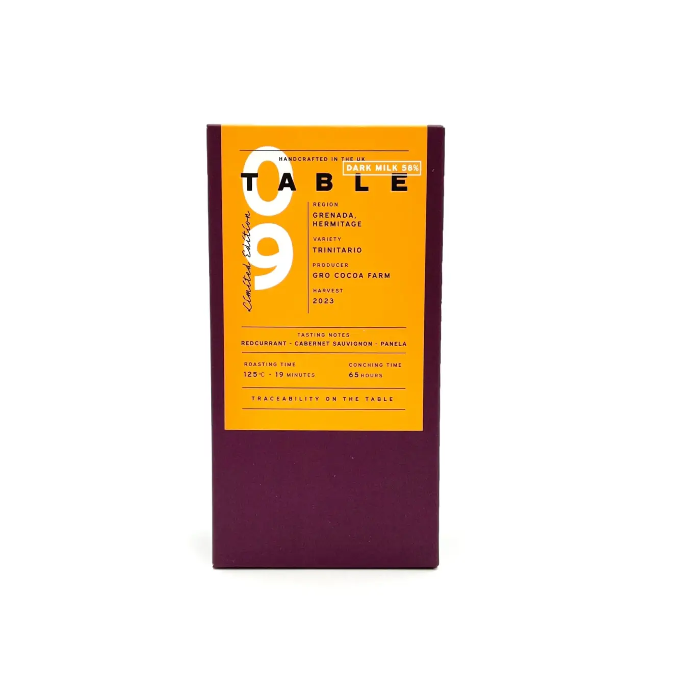 Table Chocolate x Grococo Dark Milk Chocolate Bar 58%, 70g